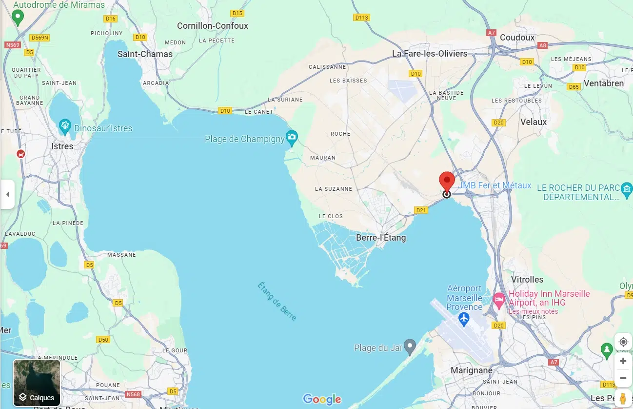 rognac map